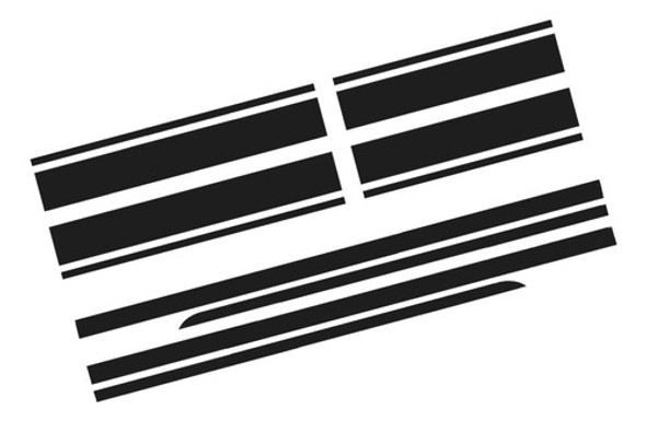 Adesivo Faixa Lateral, Capo E Traseira Mini Cooper Imp8 Fge 0