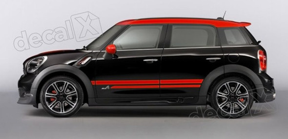 Adesivo Faixa Lateral, Capo E Traseira Mini Cooper Imp8 Fge 1