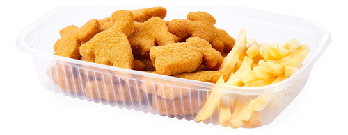 Bandeja Pp Envases Azules  Nº 107 Rect (18x26x5 Cm) X 300 U 0