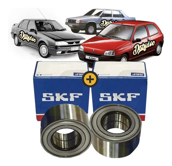 Kit Rulemanes X 2 Traseros R-9 Clio R-19 Logan Megane 0