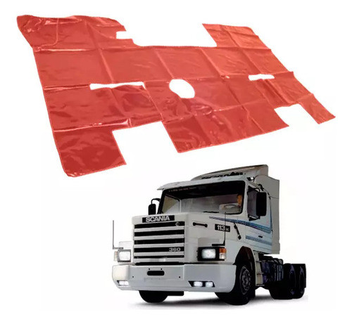 Tapete Vinil Vermelho Para Scania 113 Bicudo 1992 0
