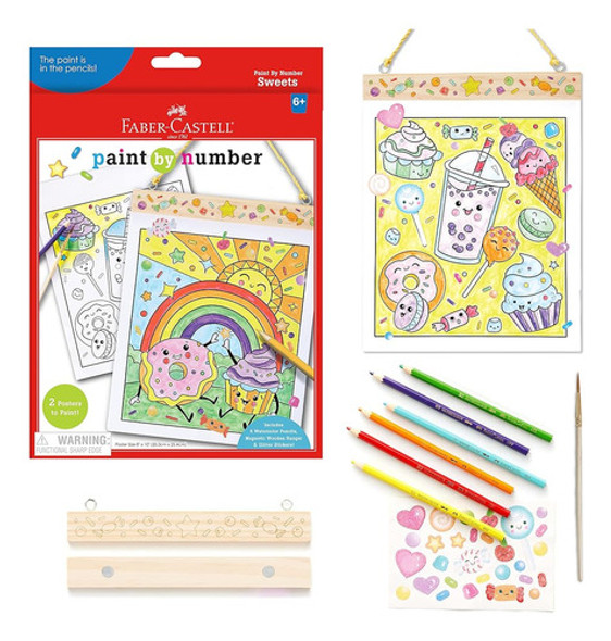 Faber-castell Paint By Number Sweets - Manualidades De Pintu 0 Faber-castell Paint By Number Sweets - Manualidades De Pintu 0