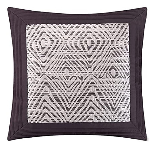 Chic Home Imani Juego De Edredón De 6 Piezas Jacquard Geomet 1