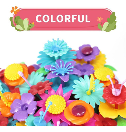 Kazi Stem Flower Garden Building Toys Para Niñas De 3 Años 4 1