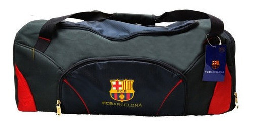 Bolso, Amplio, Para Gimnasio Gym Deportivo - Fcb - Original 0