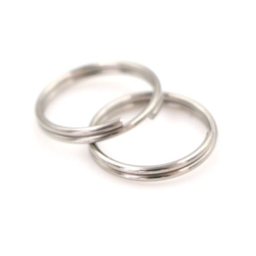 2pcs Redondo Metal Cromo Acabado Arillo Cámara Correa Anillo 1