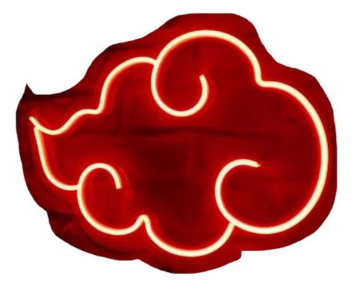 Cartel Neon Led Nube Naruto Akatsuki . 0