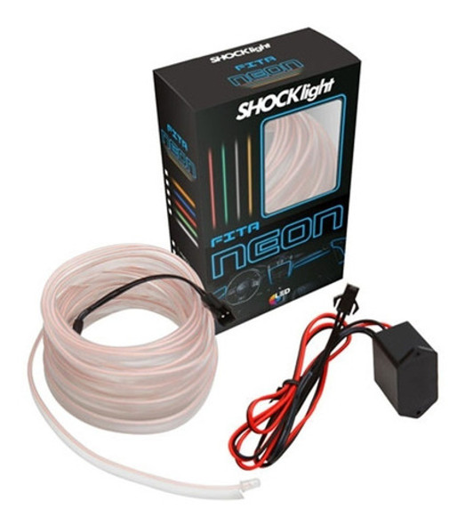 Fita Led Branca Neon Potente Decoração Carro Universal 5m 0