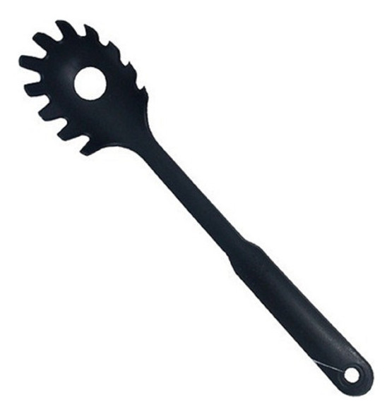 Colher Pegador De Massas Macarrão 29cm Black Casa Cozinha 0