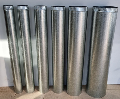 Caño Galvanizado Diametro 120 Mm / 12cm Calibre 24 Quematuti 1
