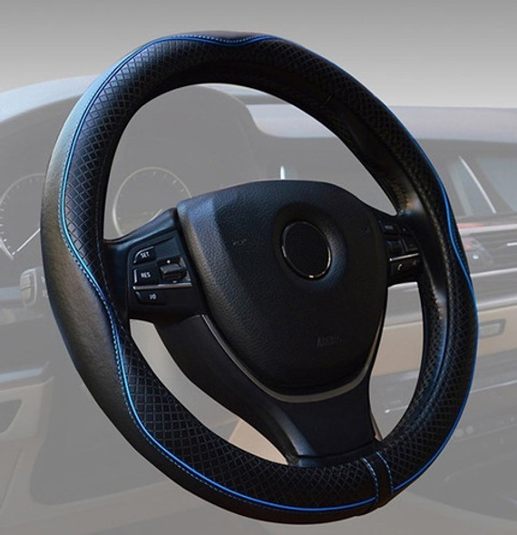 Cubre Volante Auto Costura Azul Excelente Calidad 0