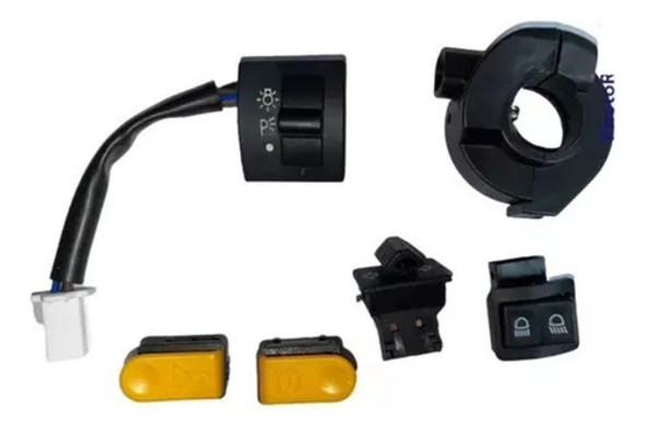 Kit Tecla Bocina Luz Giro Gilera Smash Futura Zanella Zb 110 0
