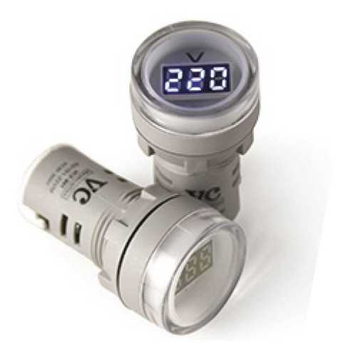 Voltímetro Digital P Tablero Ojo De Buey 22mm Vc Desarollo 0