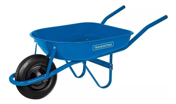 Carretilla De Chapa Tramontina Rueda Neumática 50 Litros 0 Carretilla De Chapa Tramontina Rueda Neumática 50 Litros 0