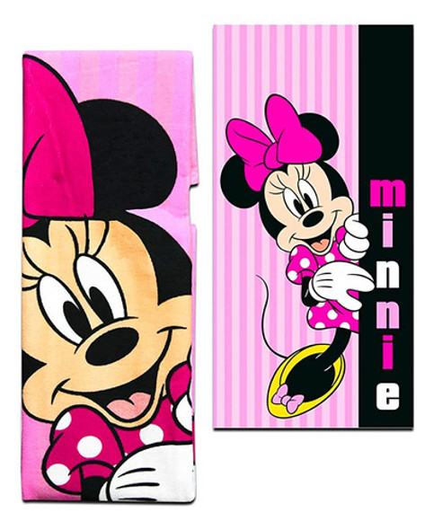 Clásico Juego De Toallas Con Capucha Disney Minnie Mouse Par 1 Clásico Juego De Toallas Con Capucha Disney Minnie Mouse Par 1