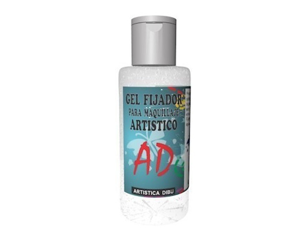 Gel Fijador Para Maquillaje Ad Rostro Piel Apliques Brillos 0