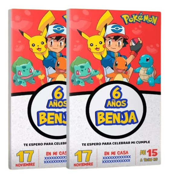 Invitacion Digital Pokemon P/whatsapp 0