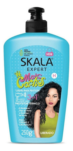 Crema Para Peinar Skala Mais Cachos Protector + Rulos 0