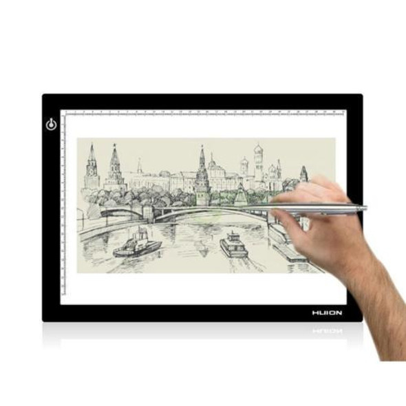 Huion 17,7  L4s A4 Fino Translúcido Tablero De Dibujo Llevad 0