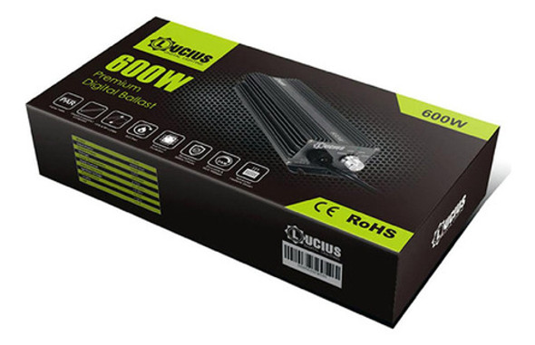 Balastro 600w Electrónico Regulable. Lámparas Cultivo. 1
