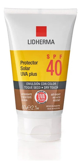 X2 Protector Solar Uva/uvb Spf 40 Toque Seco Color Lidherma 1 X2 Protector Solar Uva/uvb Spf 40 Toque Seco Color Lidherma 1