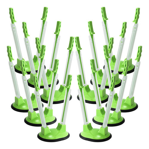 Soporte Sujeta Bolsa Ziploc Con Clip Baggy Rack X12u - Verde 0