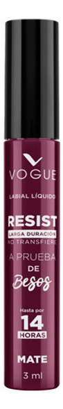 Labial Liquido Vogue Resist Vive 1 Labial Liquido Vogue Resist Vive 1
