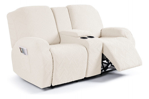 Fundas Loveseat Reclinable Ruaozz Con Consola 4 Piezas Funda 0