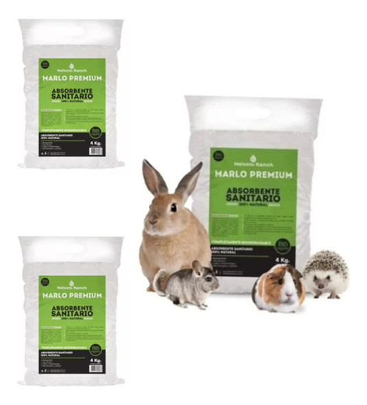 Marlo Sanitario Absorbente X 4 Kg Hamster Cobayo Conejo X 3u 0 Marlo Sanitario Absorbente X 4 Kg Hamster Cobayo Conejo X 3u 0