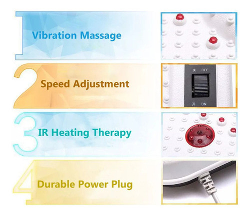 Massageador De Pés Com Vibrador De Terapia Térmica De 3 1