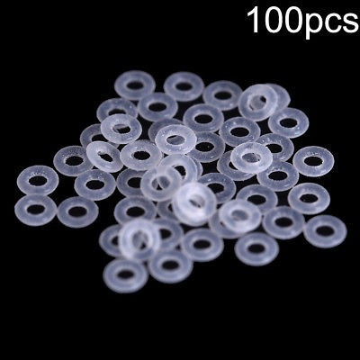 Arandelas De Junta Tórica Blanco 100pcs/lot Vuelos Dardos Fl 1