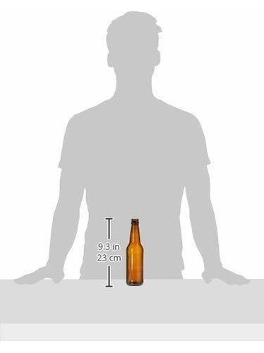 Home Brew Ohio 12 Oz Botellas De Cerveza Caja De Ámbar De 24 0
