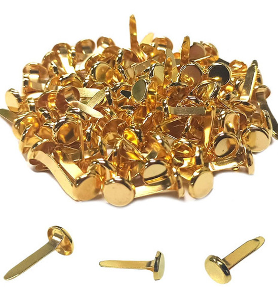 Tijeras De Bronce Para Scrapbooking, 8x17 Mm, 100 Unidades 0