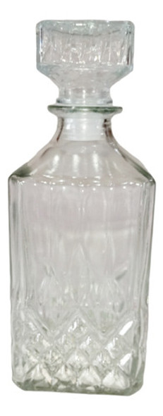 Decantador Wisky Licores Bar 1 Litro Vidrio Labrado 0