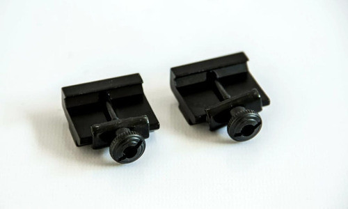 Adaptador Montaje Bipieza Apolo Riel 22 A 11 Aluminio Mira 1