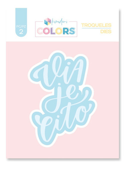 Scrapbooking Set De 2 Troqueles - Viajecito - Kimidori Color 1 Scrapbooking Set De 2 Troqueles - Viajecito - Kimidori Color 1