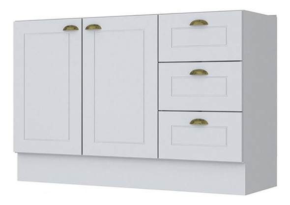 Bajo Mesada Blanco Mdf Americana 0
