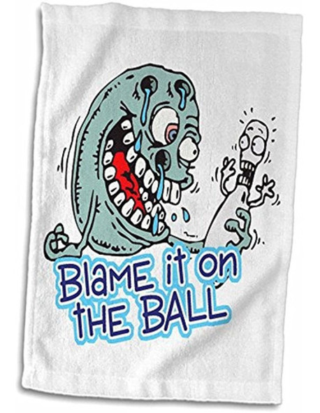 3d Rose Funny Blame It On The Ball Bowling Humor Design Toal 0