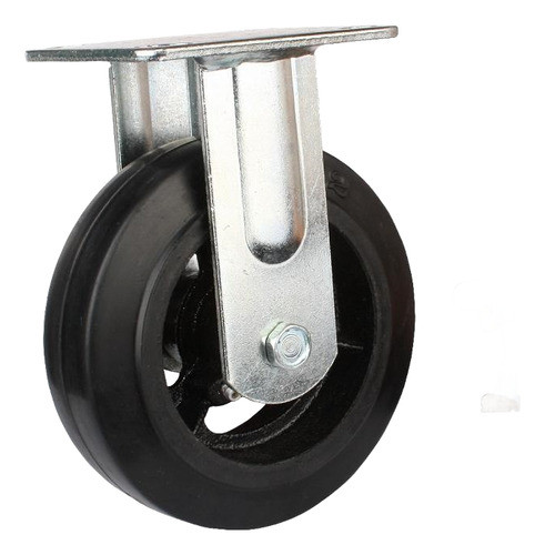 Rueda Reforzada De Goma Base Fija De 10  X 2  Fubral 0