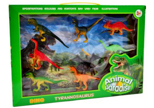 Set De Dinosaurios Caja 18x5x26cm X8 Piezas - Sd22771 0