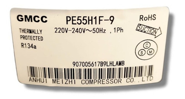 Motor Compresor 1hp Heladera Mabe Patrick Hpk135 Hme350 1 Motor Compresor 1hp Heladera Mabe Patrick Hpk135 Hme350 1