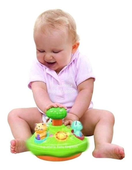 Juguete Portatil Musical Con Luces Granja Animales Bebe 2en1 1