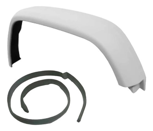 Kit Paralama + Borracha Debrum Mb 709 710 912 914 Fibra Bran 1 Kit Paralama + Borracha Debrum Mb 709 710 912 914 Fibra Bran 1