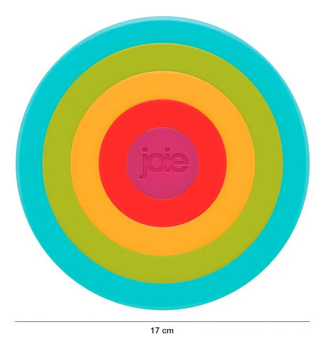 Apoya Fuentes 5 En 1 Arcoiris De Silicona Resiste Calor Joie 1