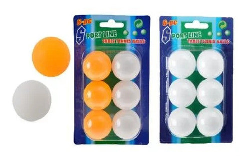 Bolinha Ping Pong 12 Unidades Na Cartela Kit Bola Tenis Mesa 1