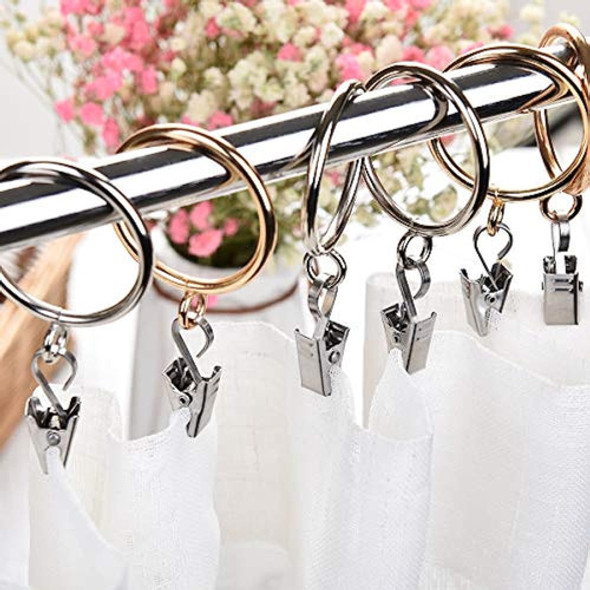 Paquete De 100 Ganchos De Acero Inoxidable Para Colgar Luces 1