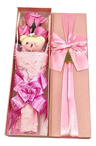 Abbie Home Flower Bouquet 3 Caja De Regalo De Rosas De Jabón 0