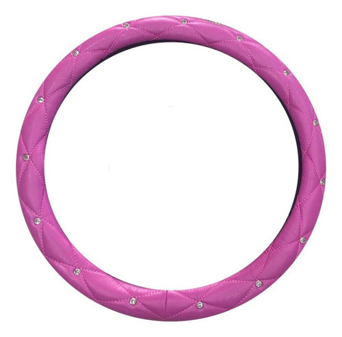 Cubre Volante Rosa Con Diamantes Corsa Meriva Celta 0