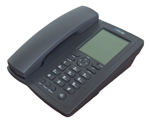Teléfono De Línea Vi.com Digital Negro Mod. 5922 0