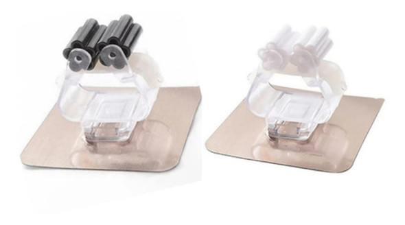 Soporte Escoba Pared Con Adhesivo Secador Gancho Pack X4 0
